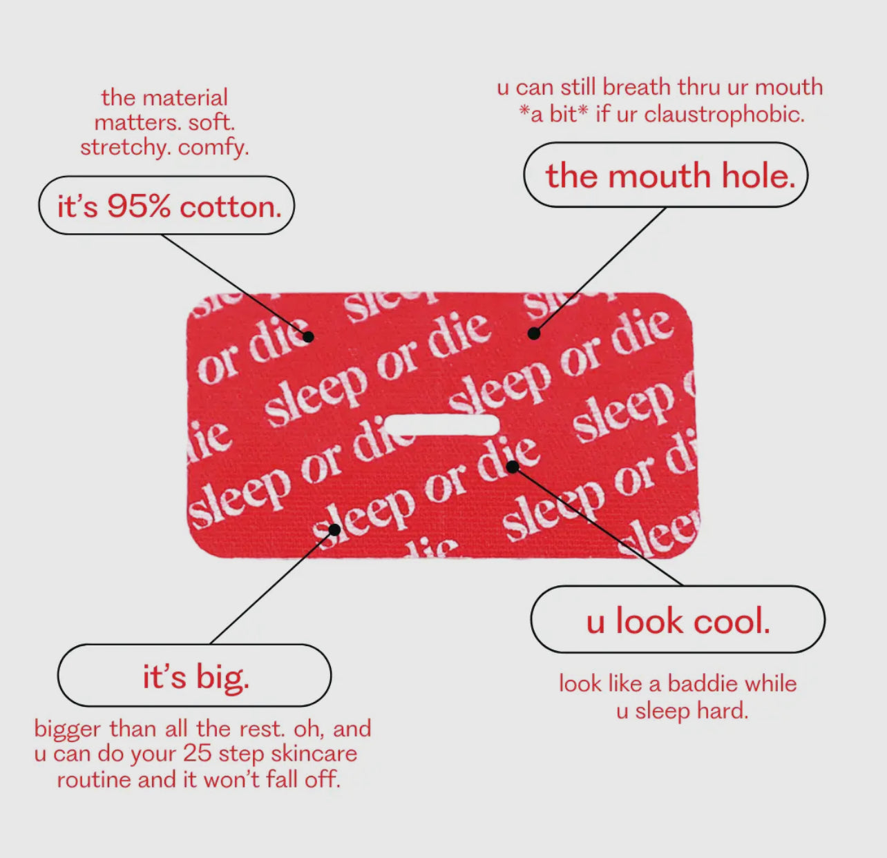 Hot Girl Mouth Tape - Skincare Friendly