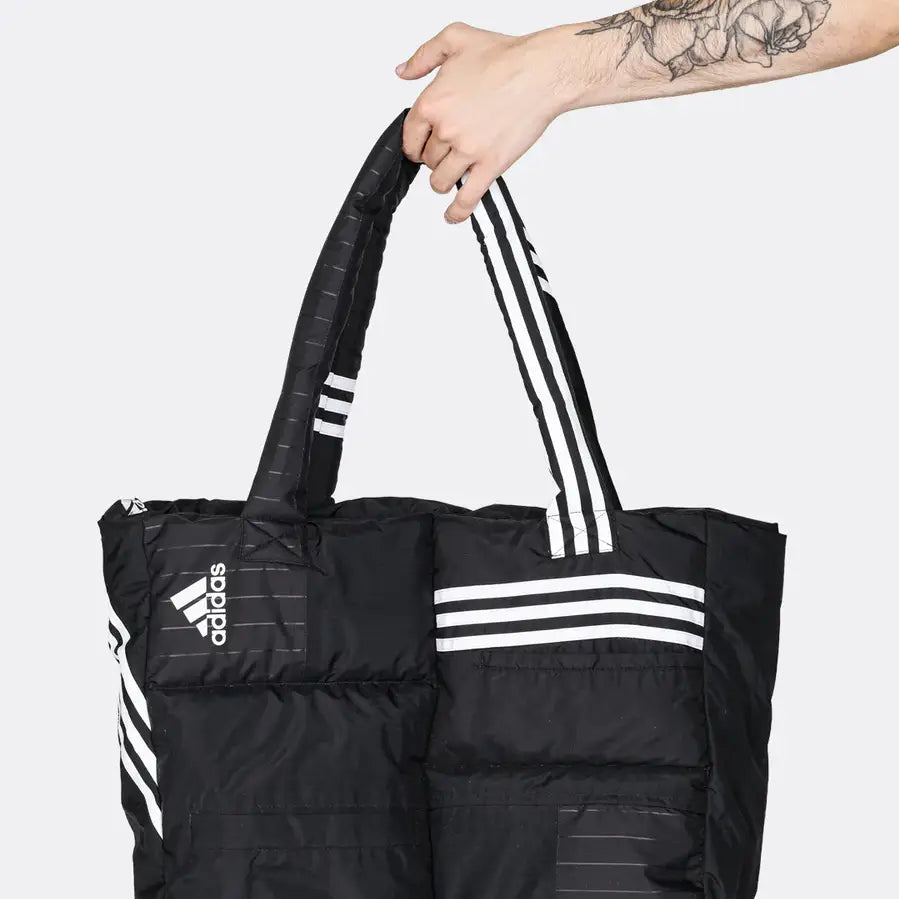 The Reclaim Tote – Upcycled Adidas Puffer